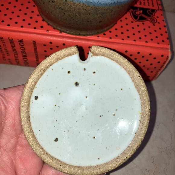 Westhall Pottery Honey Jar / Condiment Jar Drip Glaze - Picture 8 of 10